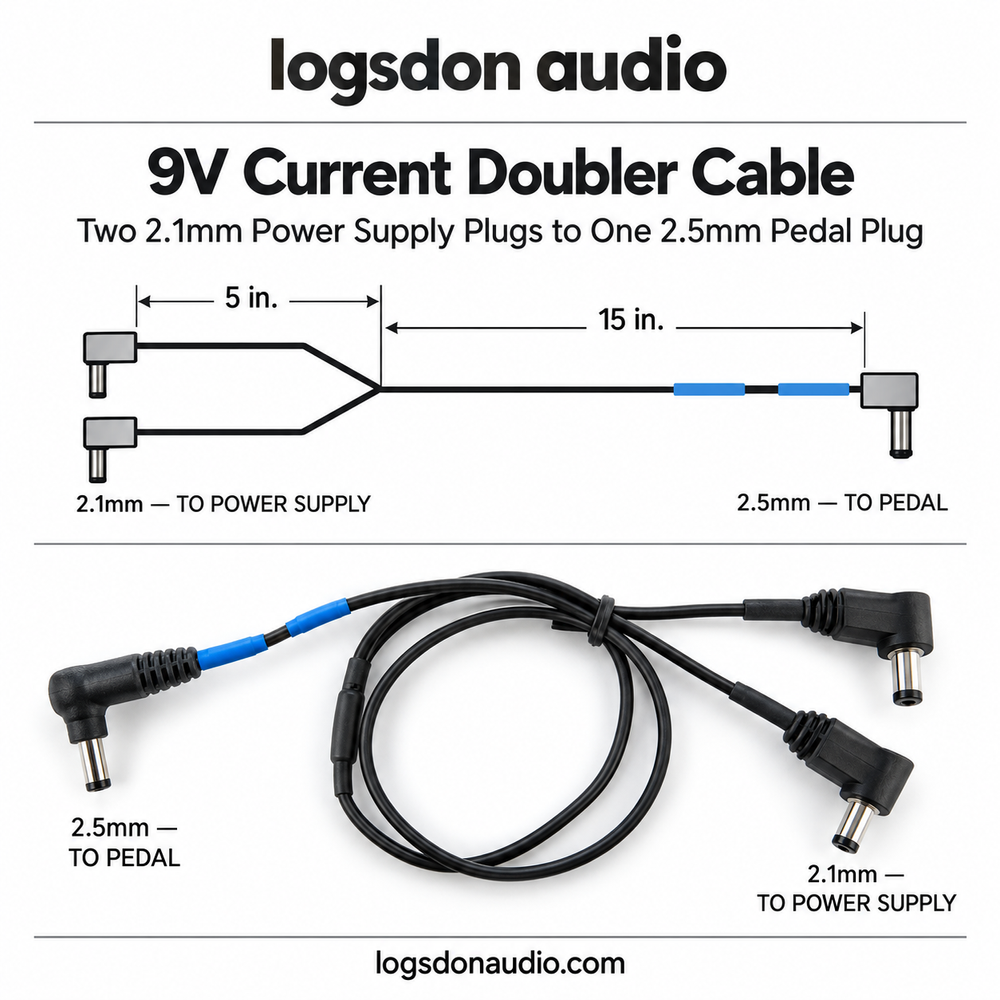 Line 6 Current Doubler Cable for Strymon Power Supplies | Logsdon
